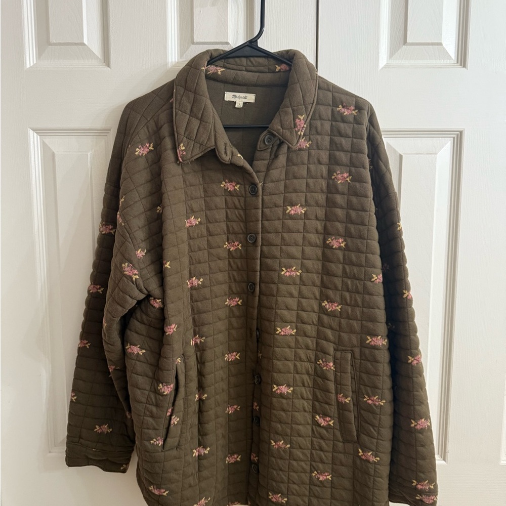 Madewell Floral Quilted Jacket